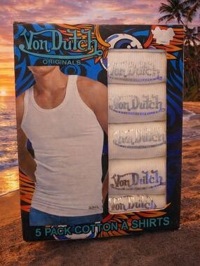Von Dutch 5-Pack of A Shirts